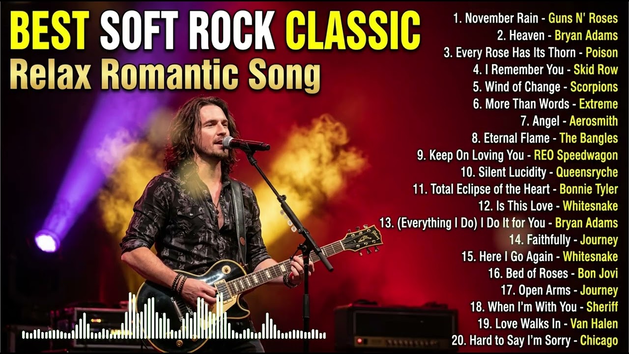 🎸 CLASSIC SLOW ROCK | TIMELESS ROCK BALLADS | RELAXING MUSIC 🎸