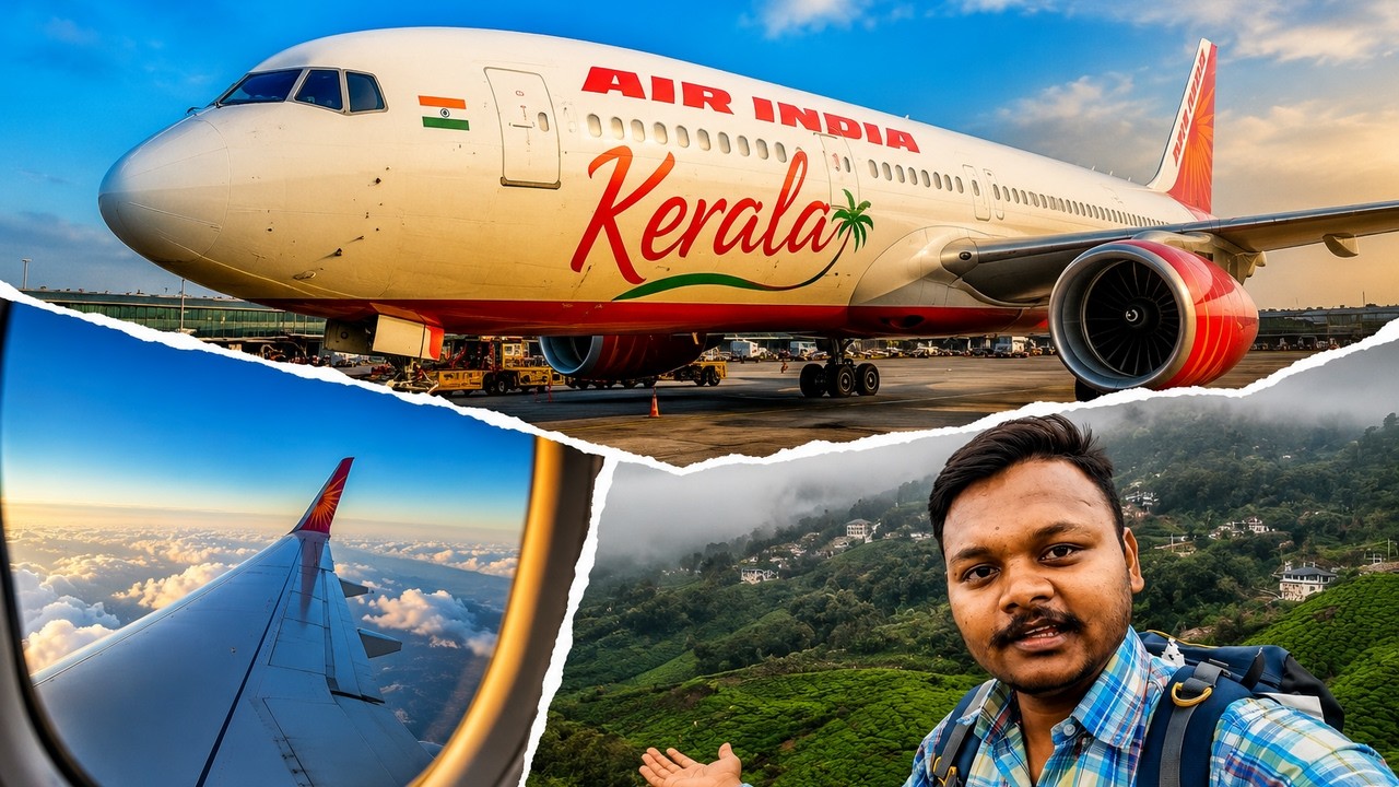 Delhi to Kerala Flight | New Delhi airport se Kochi airport