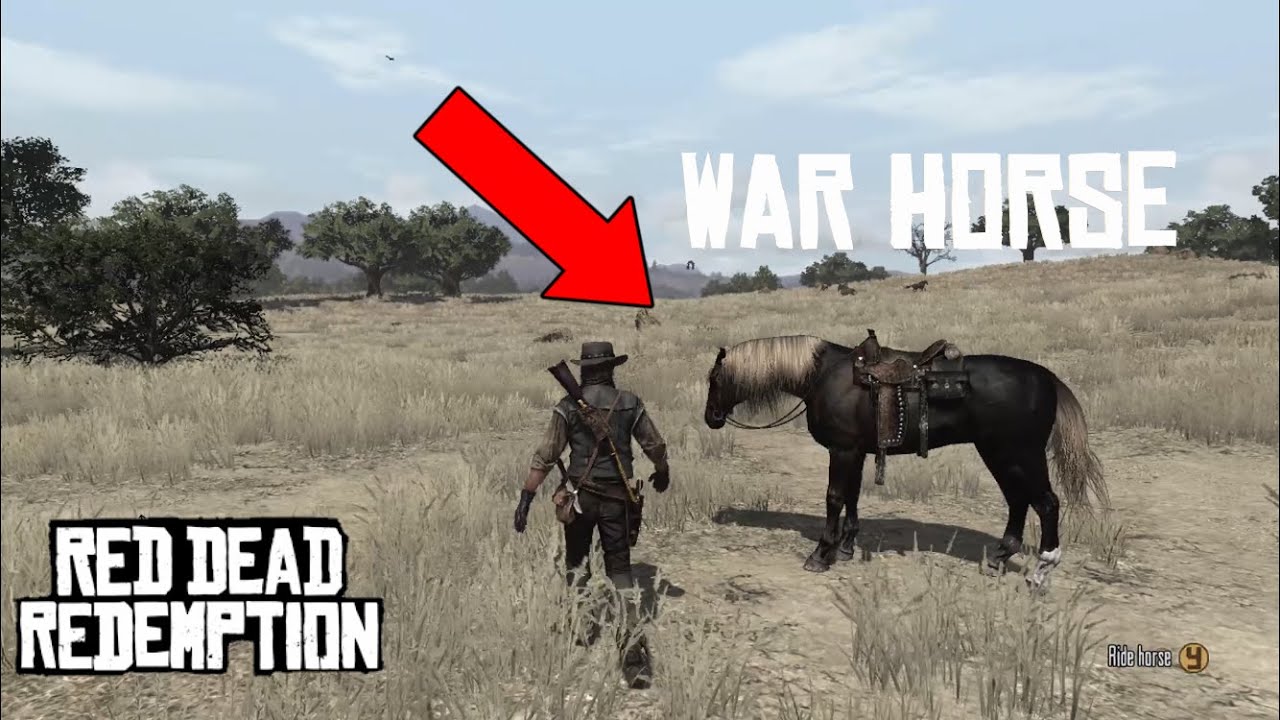 Red Dead Redemption 1: HOW TO UNLOCK THE WAR HORSE, & HOW TO GET THE DEED-BEST BEINNER HORSE!
