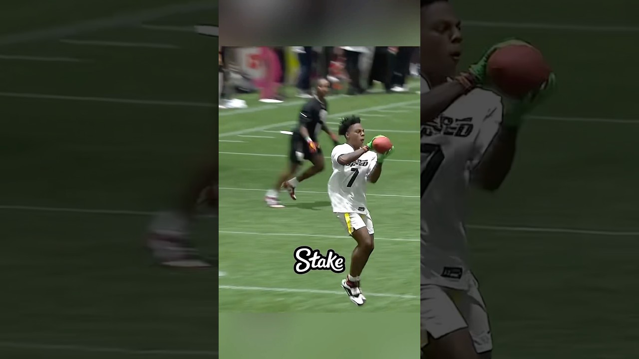 Speed just PROVED why he is the MOST athletic streamer in the WORLD 😨🔥 #ishowspeed #football #nfl