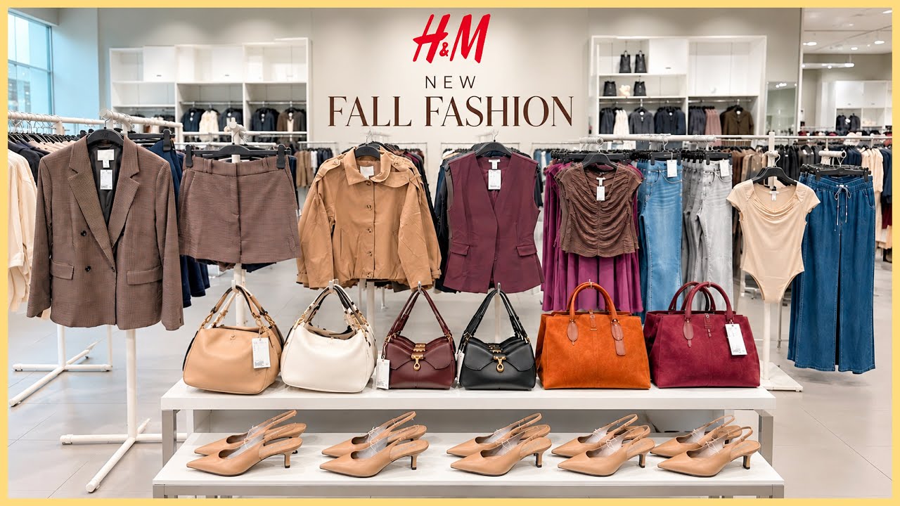 H&M NEW FALL ARRIVALS | H&M CLOTHING TOPS DRESS & BOTTOMS | H&M SHOP WITH ME❤︎
