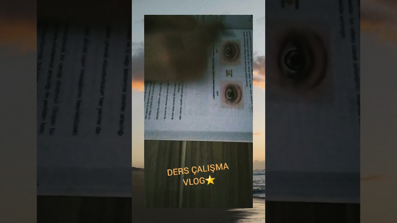 DERS &Ccedil;ALIŞMA VLOG 1🌞