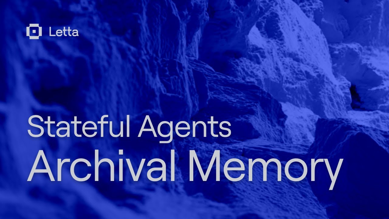 Archival Memory: Build AI that remembers everything