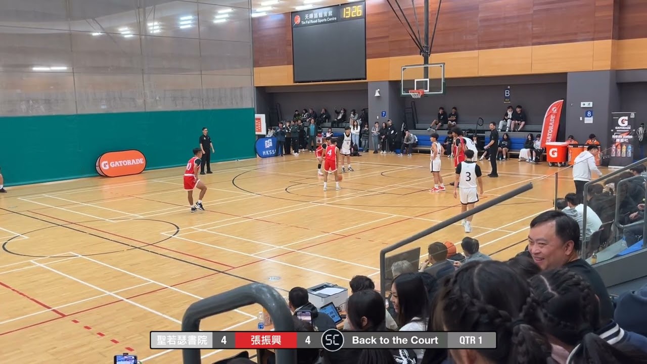 2025-12-23 精英賽 男子 聖若瑟書院(白) vs 張振興 (紅) Q1