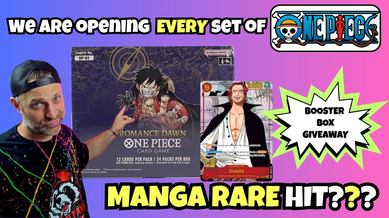 One Piece Opening OP-01 Romance Dawn MANGA RARE HIT! GIVEAWAY