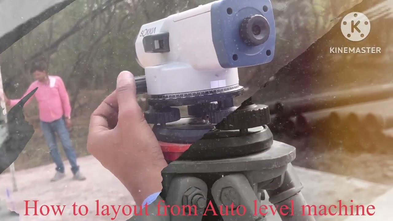 HOW TO LAYOUT BY AUTO LEVEL MACHINE.