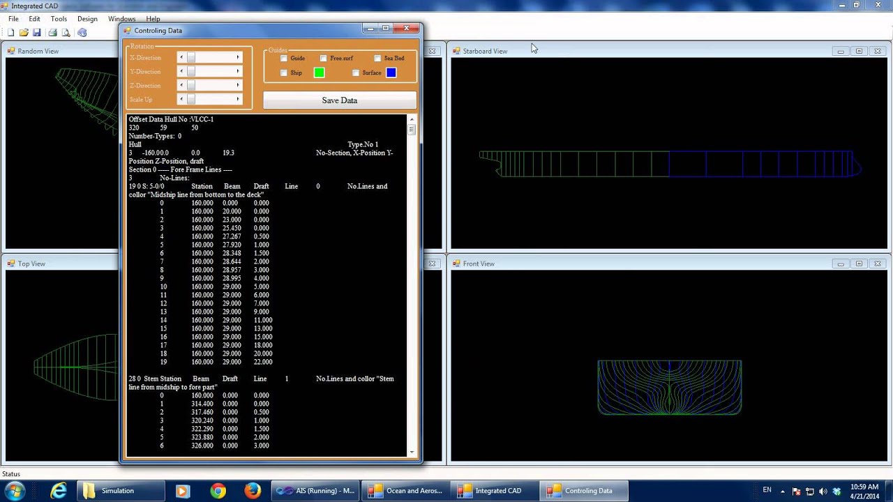 Ship Design using Integrated CAD System