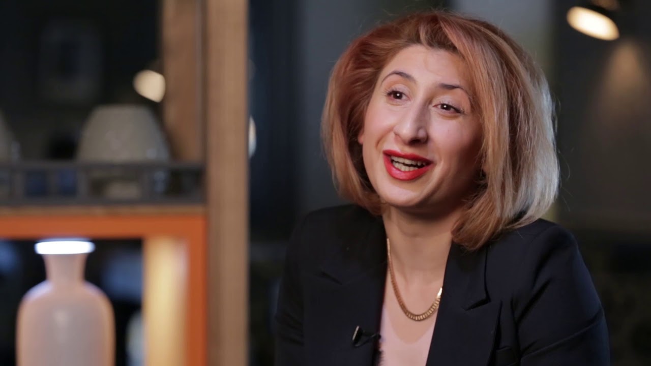 Successful Roma woman