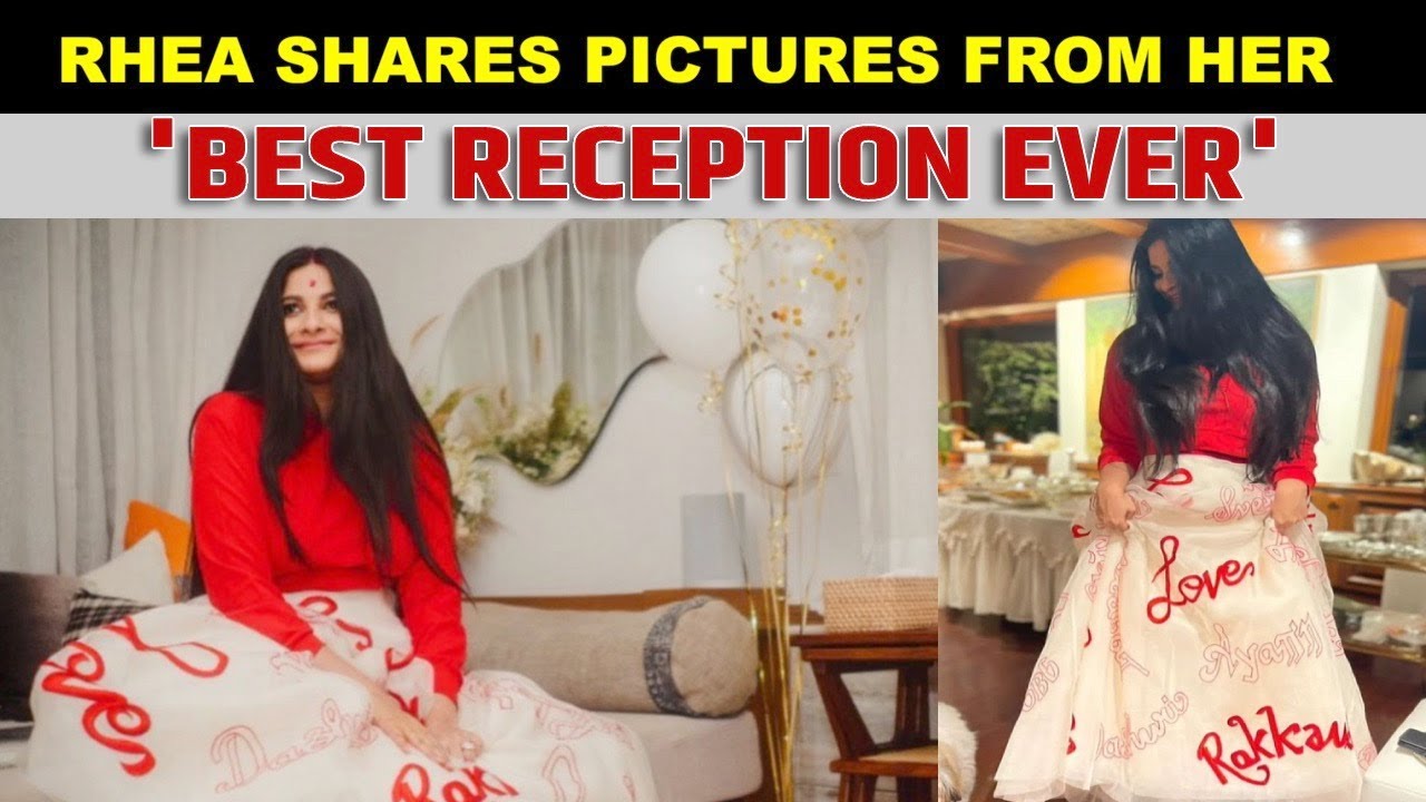 Rhea Kapoor shares pictures from her 'best reception ever'