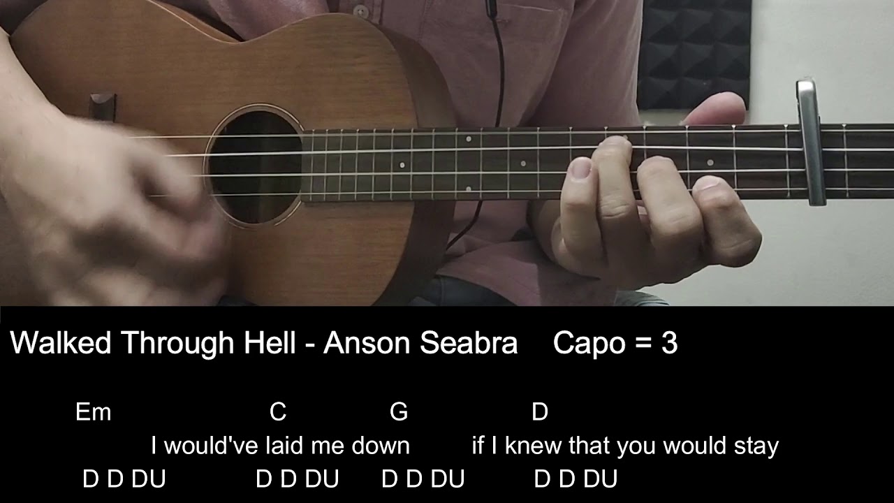 Walked Through Hell - Anson Seabra Ukulele Tutorial cover with Chords / Lyrics