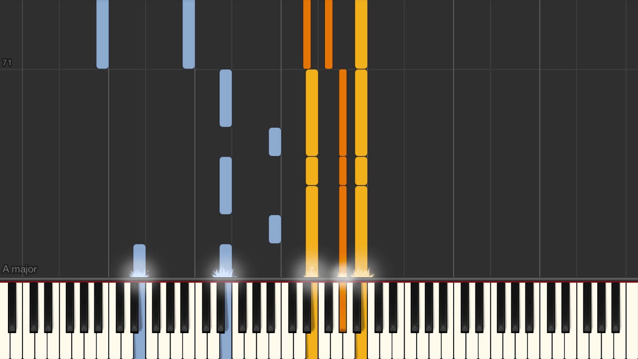 Every Breaking Wave (U2) - 50% speed Piano tutorial