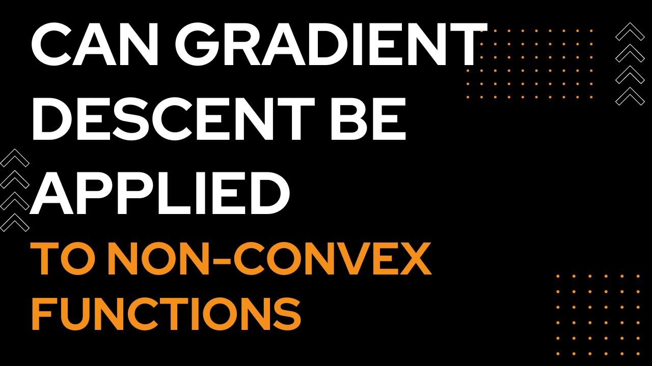 Gradient Descent on Non-Convex Functions | Data Science Interview Questions | Machine Learning