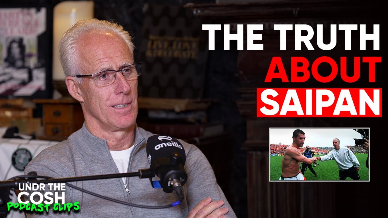 Mick McCarthy On Roy Keane Feud & Saipan Film | Undr The Cosh Clips
