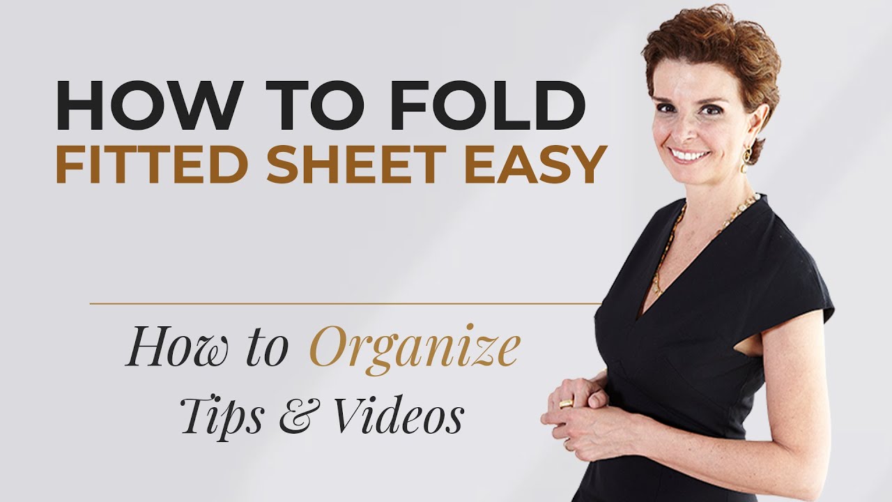 How to Fold Fitted Sheet Easy - Como Dobrar o Lençol de Elástico