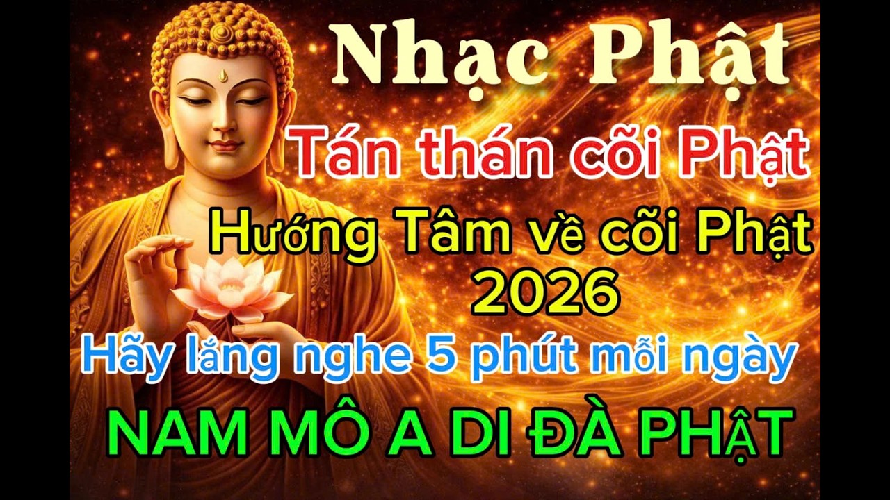 Nam Mô A Di Đà Phật - Tán Thán Cõi Phật A Di Đà - HƯỚNG TÂM VỀ CÕI SEN VÀNG - Nhạc Giải Nghiệp 2026