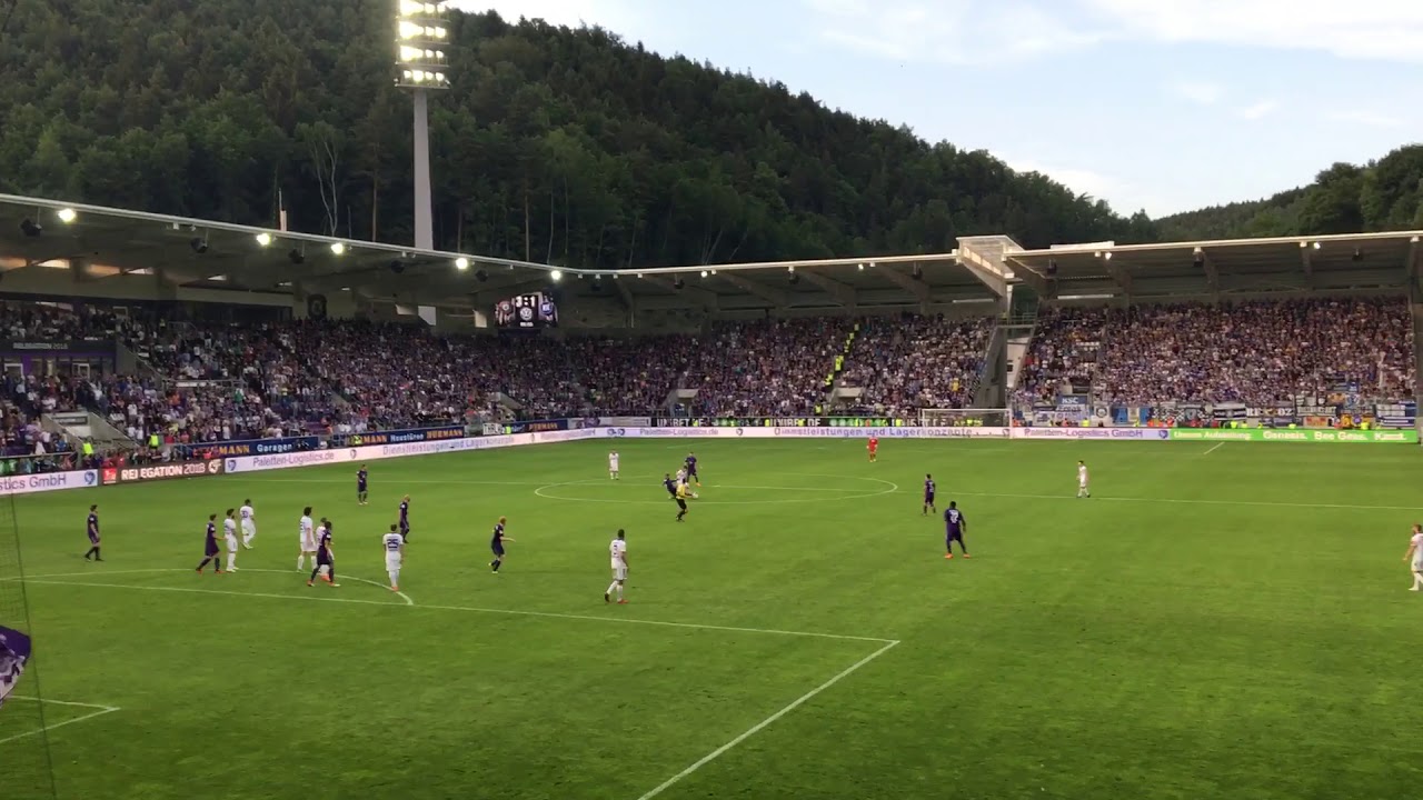 Letzen Minuten vor dem Klassenerhalt vom FC Erzgebirge Aue
