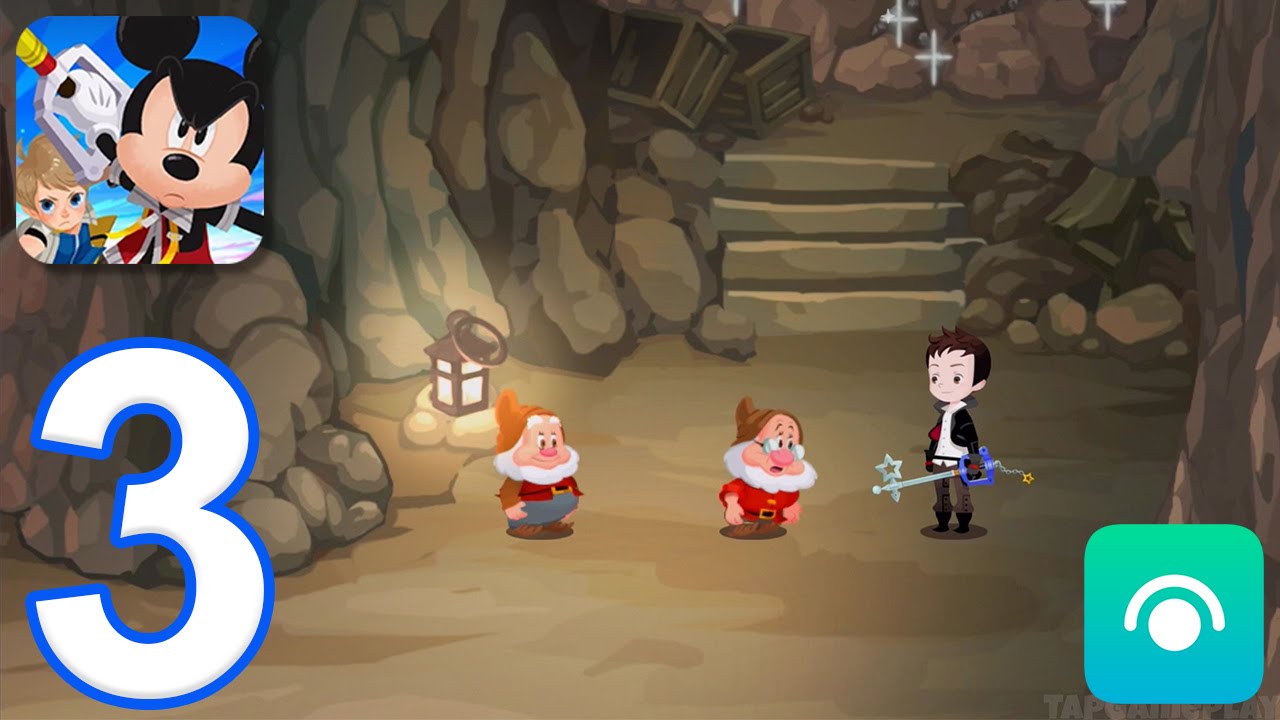 KINGDOM HEARTS Unchained X - Gameplay Walkthrough Part 3 - Quests 9-14 (iOS, Android)