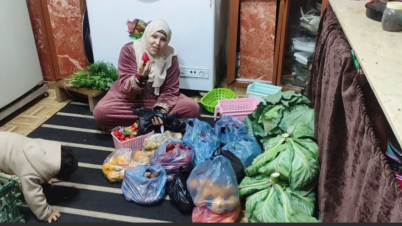 يوم القبض💸بتاعى واستنظار اولادى🥰ليه ولما يكون يوم سوق🛍️وتعب وجرى طول اليوم😇 وتفريزات💪وروتين كامل#