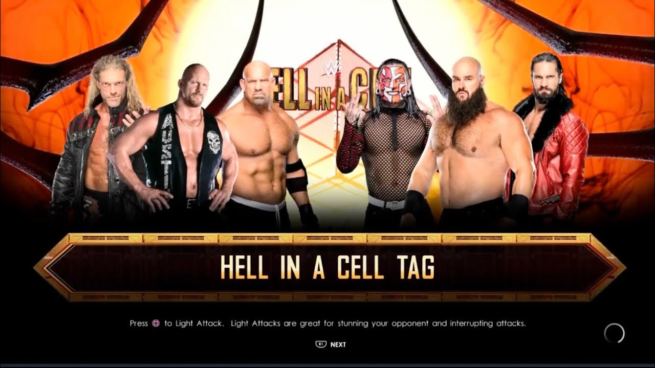 WWE GAMEPLAY HELL IN A CELL TAG 💢