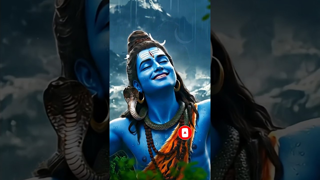 🔱 Lord Shiva Dancing Joyfully in the Rain | Divine Bliss 🌧️भगवान शिव वर्षा में  नृत्य दिव्य आनंद