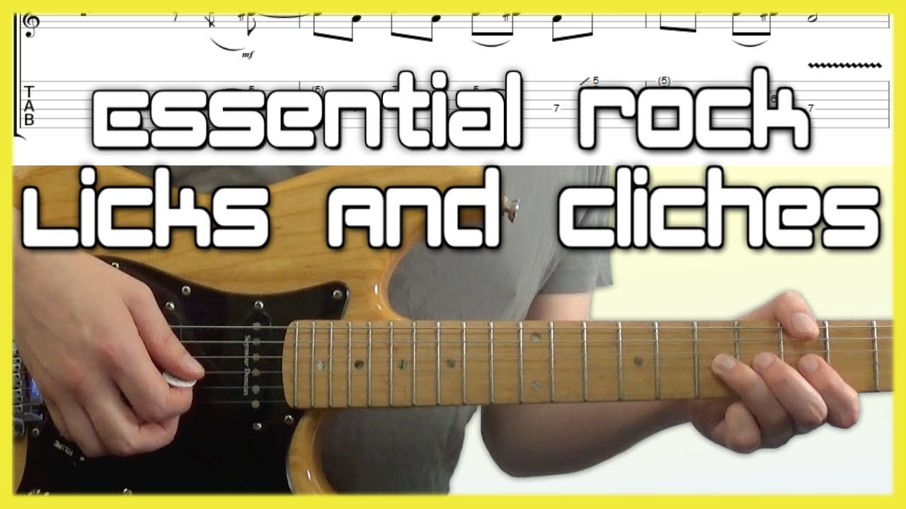 Top 10 ROCK Licks Every Guitarist Should Know! | With Tab & Jam Track