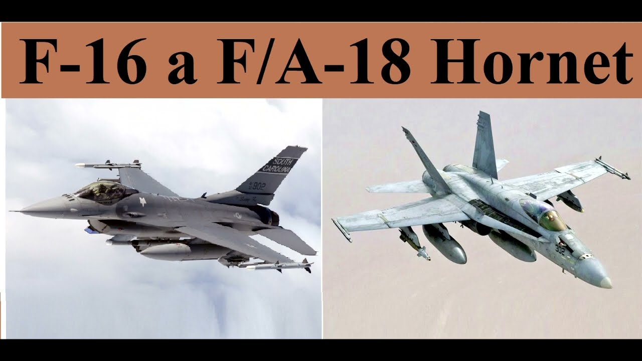 F-16 a F/A-18 Hornet - r&oacute;żnice i podobieństwa