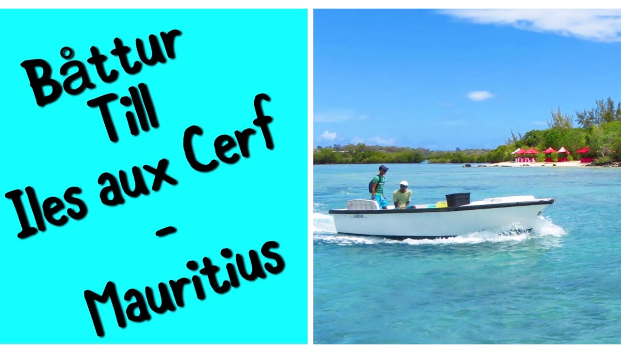Iles aux Cerfs - härlig båttur på Mauritius