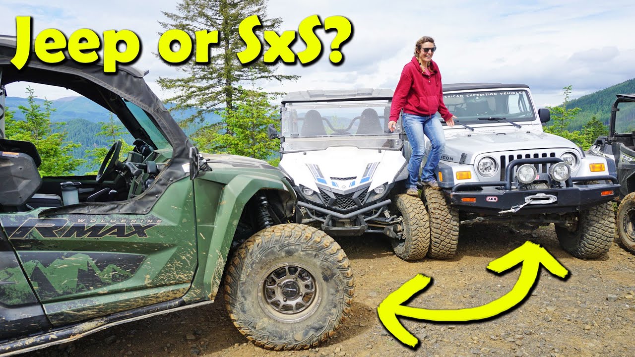Which is the BEST rock crawler??  Jeep Rubicon vs Yamaha RMAX vs Polaris RZR - Yamaha RMAX | Part 4