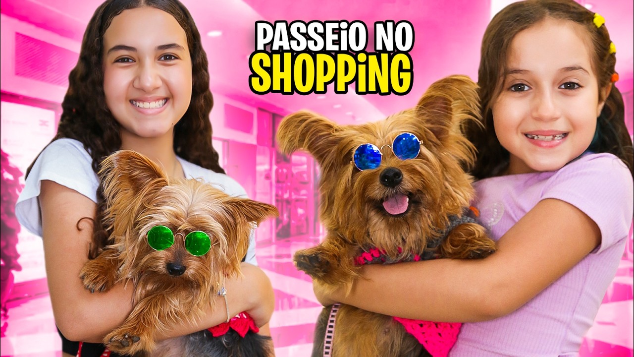 LEVAMOS AS CACHORRiNHAS NO SHOPPiNG! 😱 Deu ruim