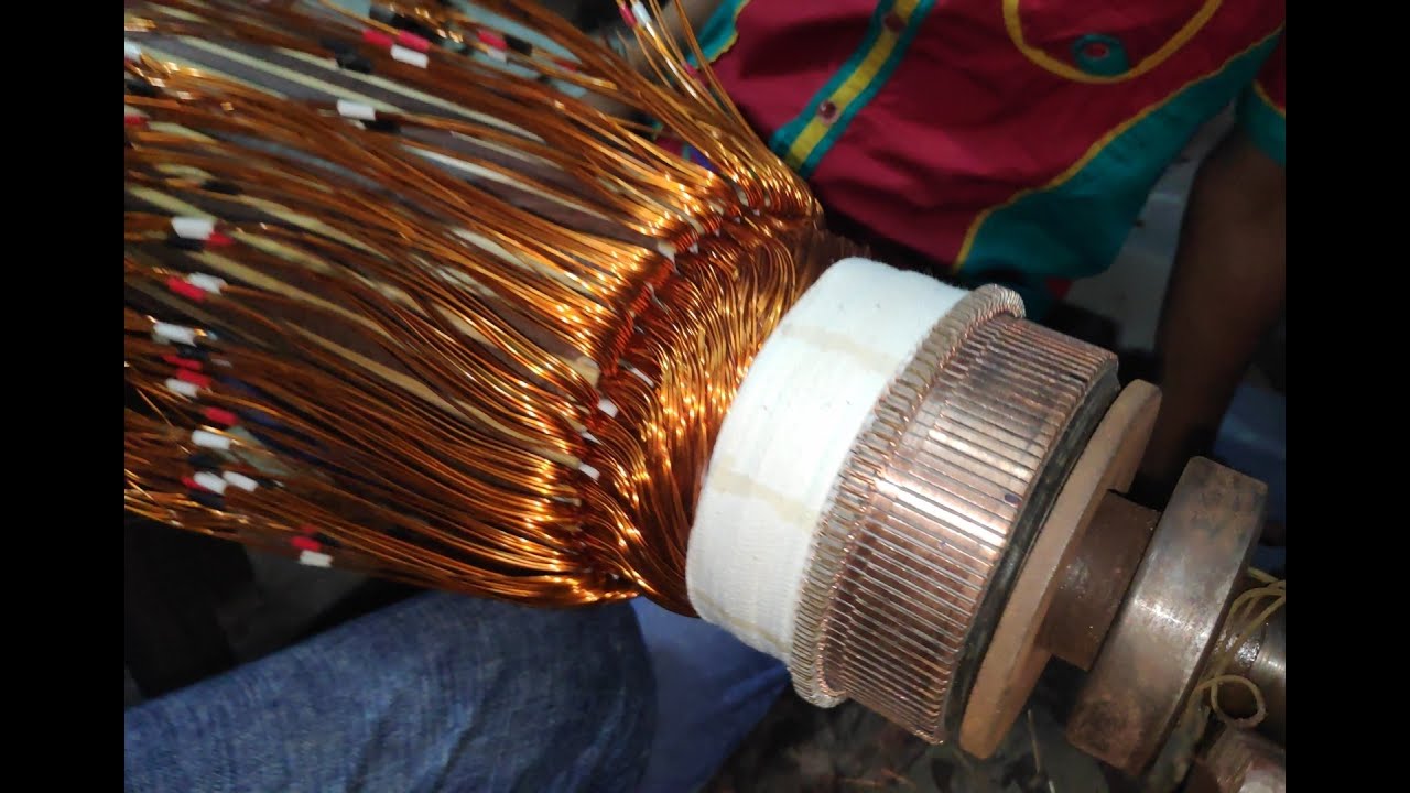 5.5-KW, DC Motor Armature Rewinding, from Majeda Electric & Workshop In Bangladesh