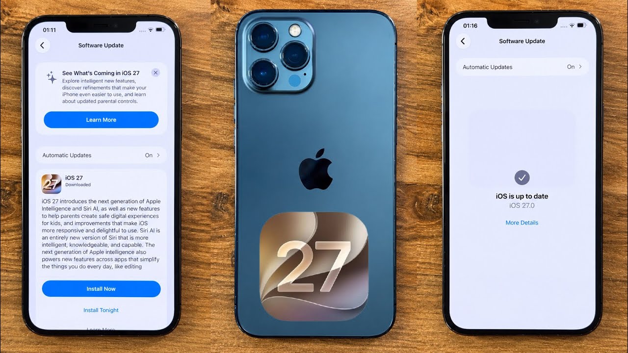 iOS 27 на iPhone 12 Pro Max