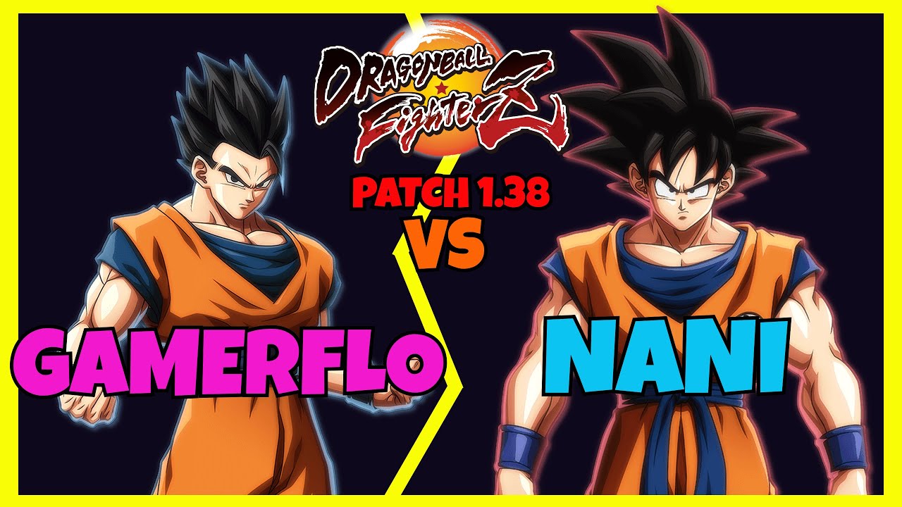 DBFZ - GAMERFLO vs NANI gameplays (Adult Gohan, Base & SSJ Goku vs Goku Black, Vegito, Base Goku)
