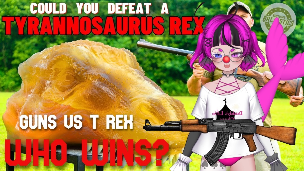 GUNS VS T REX Who Wins | Vtuber Reacts Kentucky Ballistics