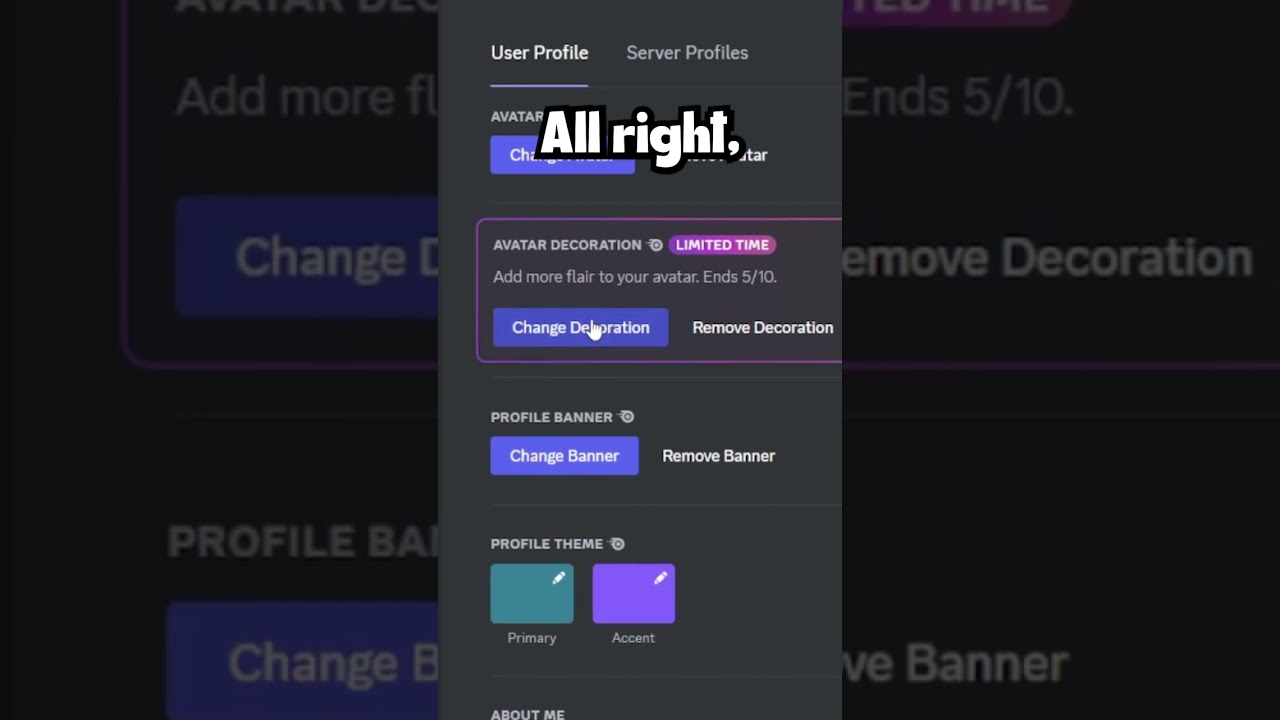 Discord Decoration Limited Time! #shorts #discord