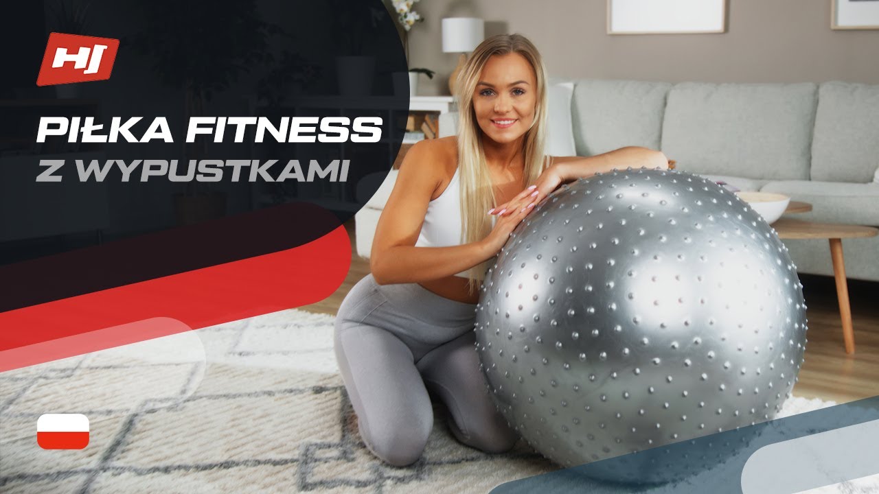 Piłka gimnastyczna z wypustkami Hop-Sport #hopsport #fitness  #cwiczeniawdomu