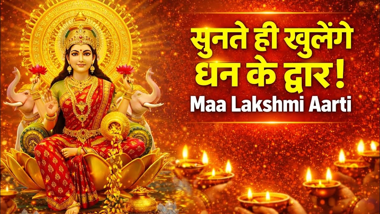 सुनते ही खुलेंगे धन के द्वार! Maa Lakshmi Aarti | धन प्राप्ति लक्ष्मी आरती | Laxmi Mata 