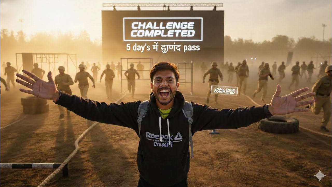 Chellange compate 😱😃 5 day's में LRD, PSI ground pass कर लिया 😱😱