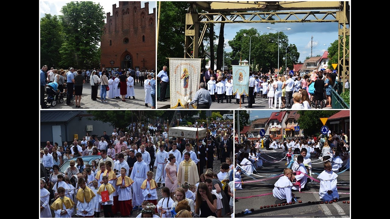 Nowy Dwór Gd. Tłumy wzięły udział w procesji Bożego Ciała ulicami miasta - 15.06.2017
