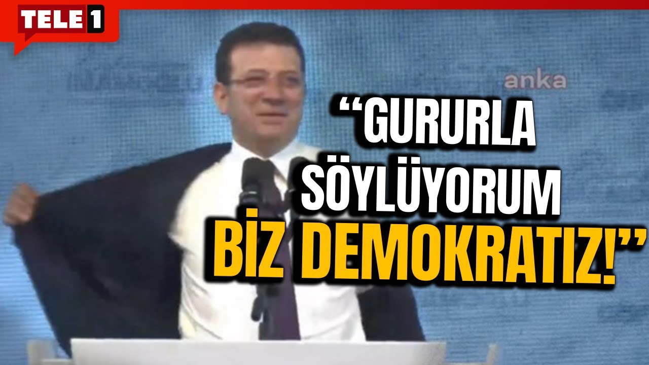 Ekrem İmamoğlu İzmir'de ceketini çıkardı kolları sıvadı!