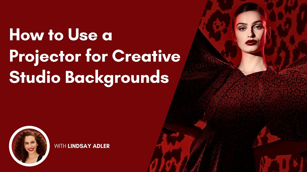How to Use a Projector for Creative Studio Backgrounds