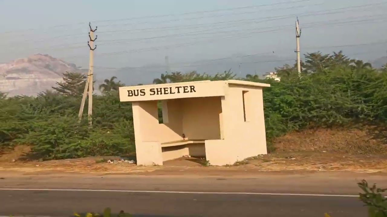 आंध्र प्रदेश का पलसा और टेकली डिस्टिक रोड व्यू