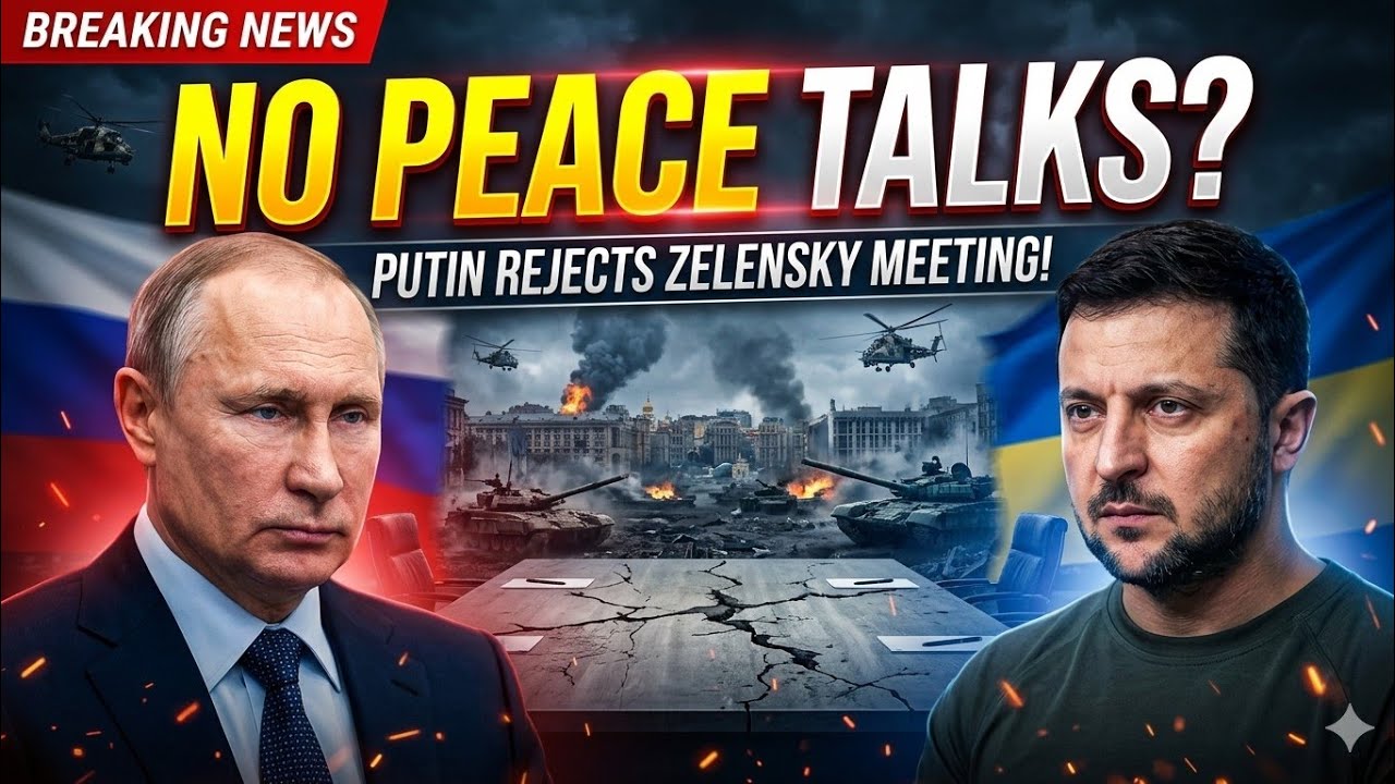 &ldquo;No Point in Meeting&rdquo; &mdash; Putin Shuts Door on Zelensky Peace Talks