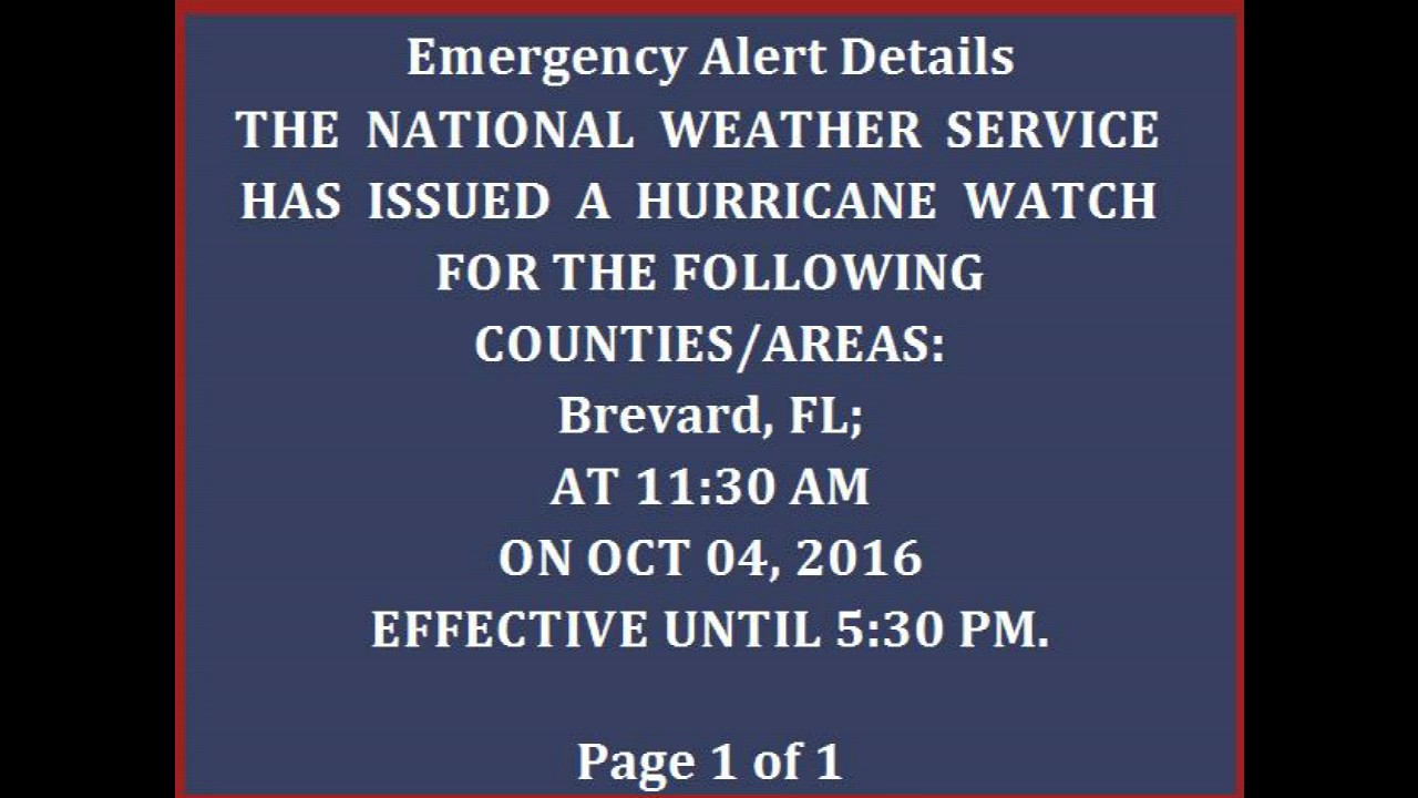 Hurricane Watch: Hurricane Matthew