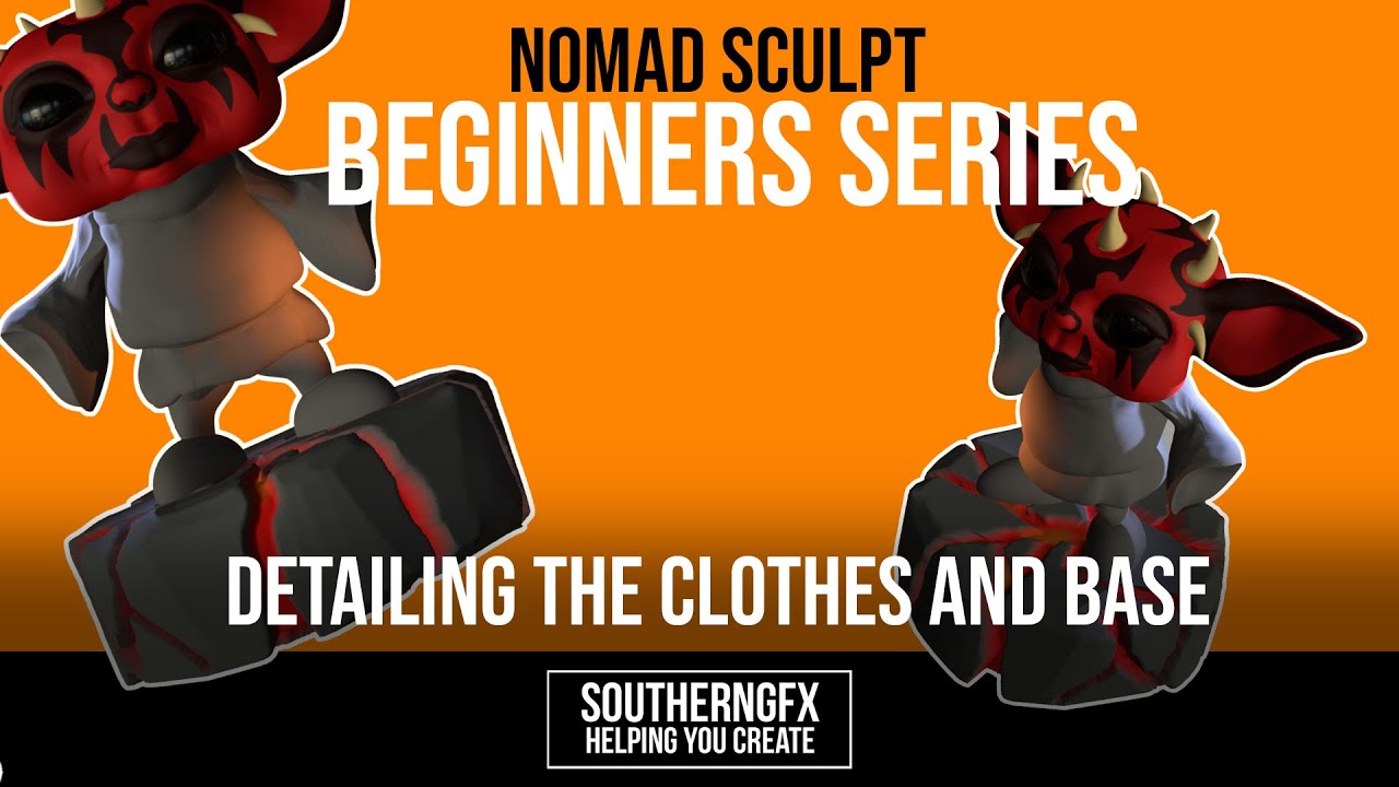 NOMAD FOR BEGINNERS – sculpting a character on the iPad – Part 4