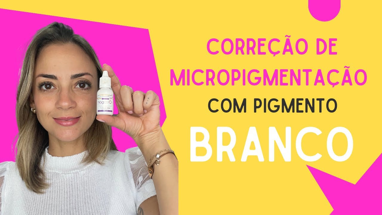 Pigmento BRANCO na técnica da CAMUFLAGEM ASSERTIVA nas Correções de Micropigmentação | Aline Felipe
