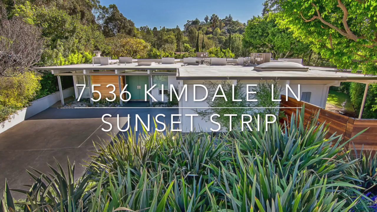 Beautifully Remodeled Mid-Century Home with Sparkling Pool on the Sunset Strip