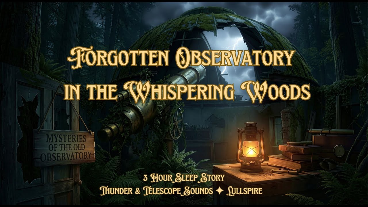 The Forgotten Observatory in the Whispering Woods Thunder & Telescope 3 Hour Sleep Story ✦ Lullspire