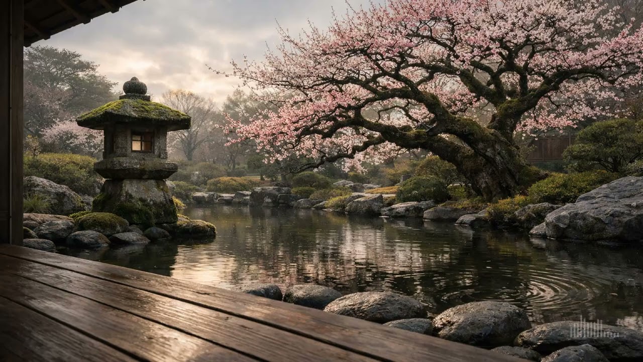 Spring Plum 🎵 Relaxing BGM [3 Hours] - music to relax/study to