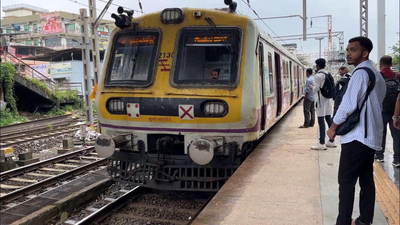Badlapur To Thane Fast Local Train Journey ll Mumbai Local Train Back To Back Action 