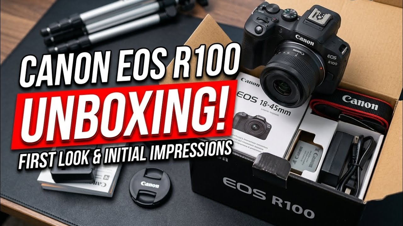 Canon R100 Unboxing 📸 | First Look & Impressions camera